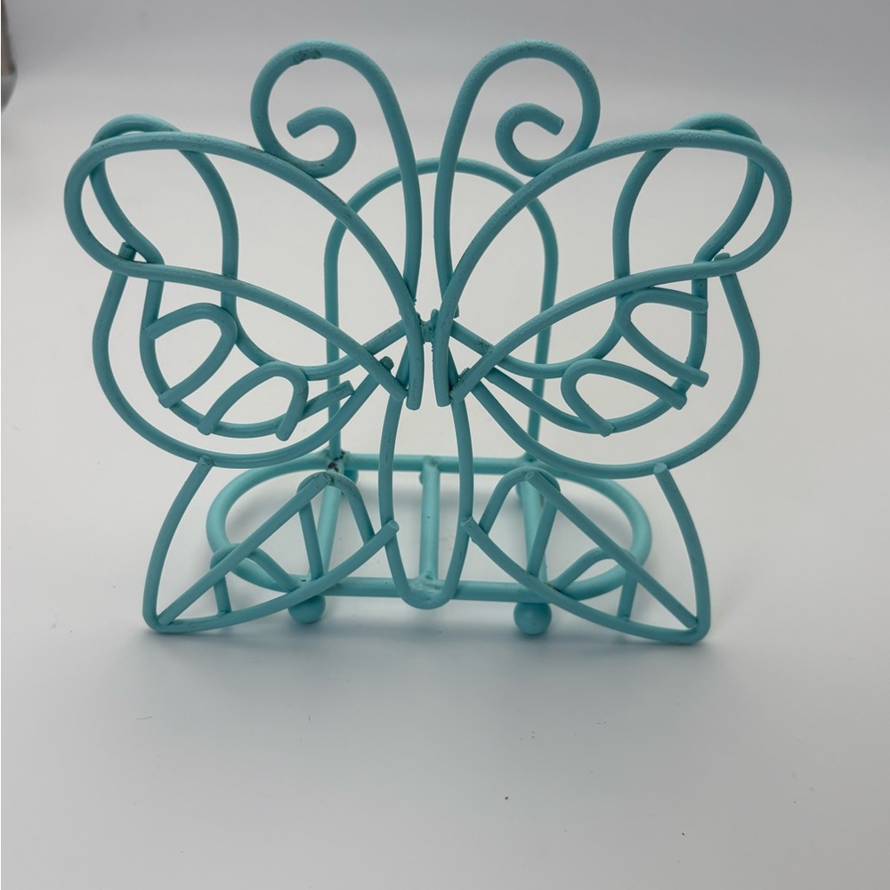 Butterfly Shaped Metal Napkin Holder